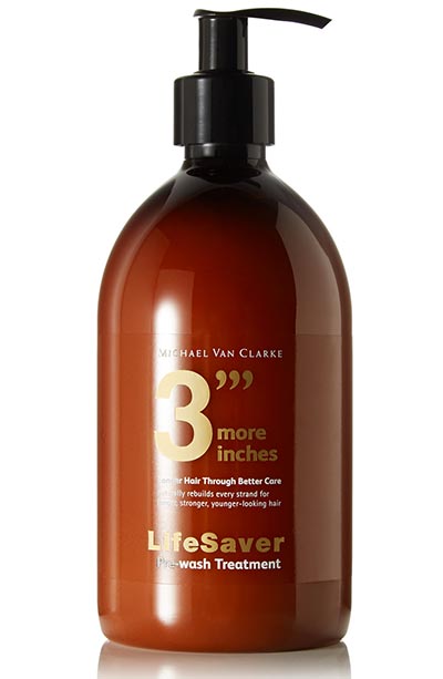 Best Hair Growth Products: Michael Van Clarke 3”’ More Inches Lifesaver Pre-Wash Treatment