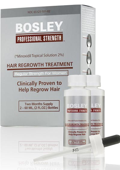 Best Hair Growth Products: Bosley Hair Regrowth Treatment Regular Strength for Women