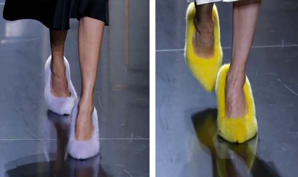 Céline shoes paris fashion spring 2012 furry freak