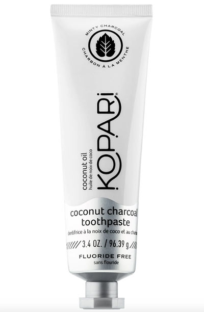 Best Teeth Whitening Kits, Strips & Pens: Kopari Coconut Charcoal Toothpaste 