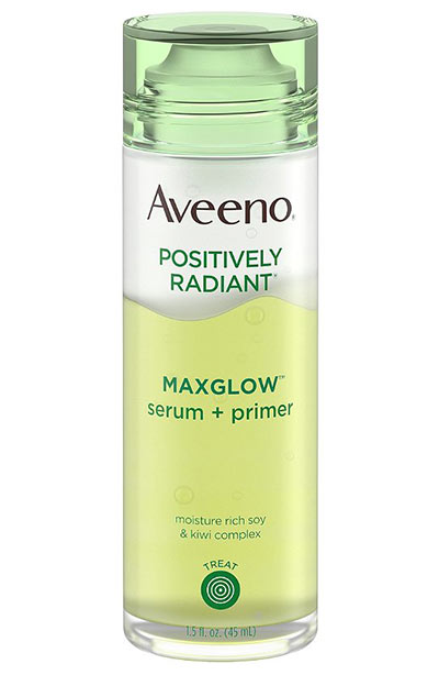 Best Drugstore Primers: Aveeno MaxGlow Serum + Primer