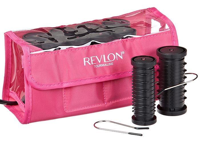 Best Hair Rollers & Hair Rods: Revlon Curls-to-Go 10 Piece Travel Hot Rollers