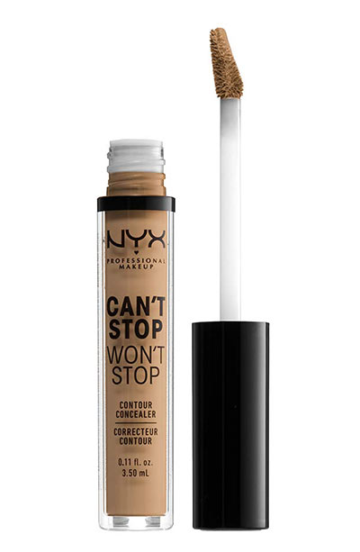 Best Drugstore Concealers: NYX Professional Makeup Can't Stop Won't Stop Contour Concealer