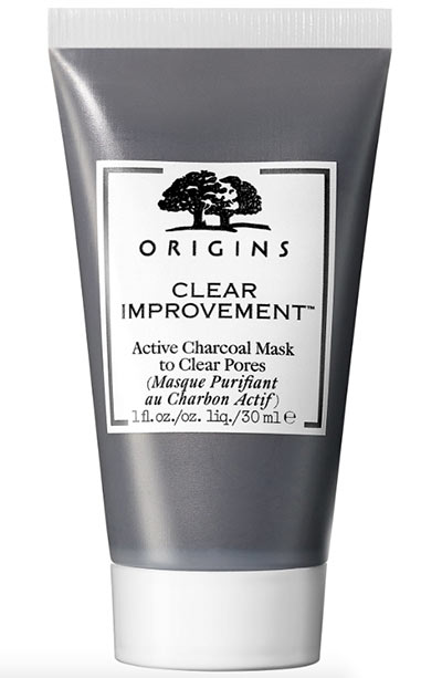 Best Blackhead Removal Products: Origins Clear Improvement Active Charcoal Mask to Clear Pores 