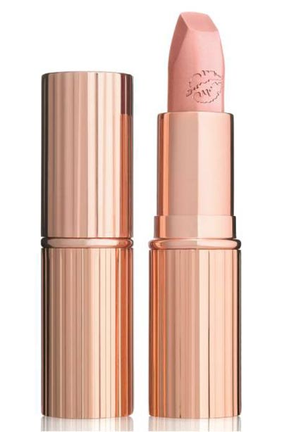Best Nude Lipsticks for Skin Tones: Charlotte Tilbury ‘Hot Lips’ Nude Lipstick in Kim K.W.