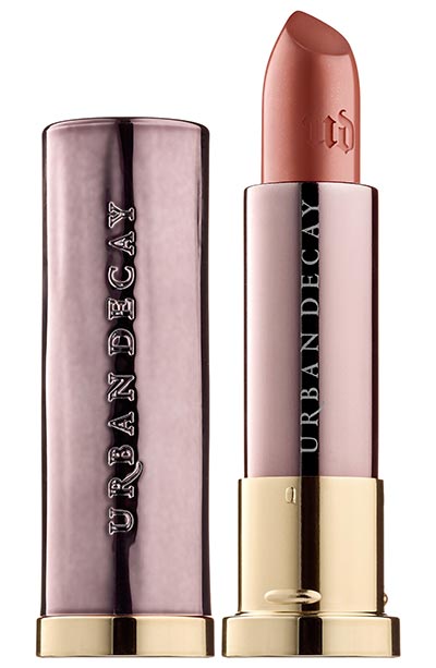 Best Nude Lipsticks for Skin Tones: Urban Decay Vice Nude Lipstick in Safe Word