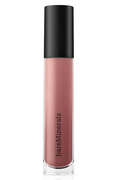Best Nude Lipsticks for Skin Tones: bareMinerals ‘Gen Nude’ Liquid Nude Lipstick in Icon