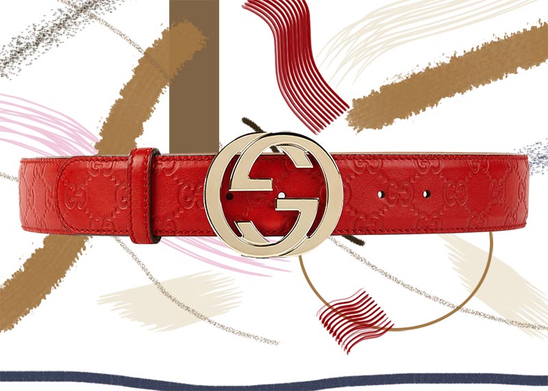 Best Gucci Belts for Women of All Time: Gucci Guccissima Belt with Interlocking G