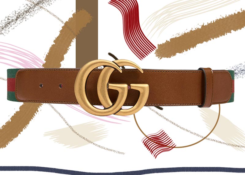 Best Gucci Belts for Women of All Time: Gucci Web Belt with Double G Buckle