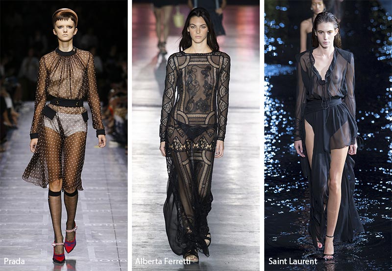 Spring/ Summer 2019 Fashion Trends: See-Through Sheer Clothing