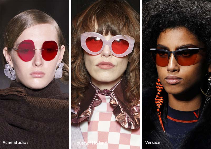 Fall/ Winter 2017-2018 Sunglasses Trends: Sunglasses with Red Lens