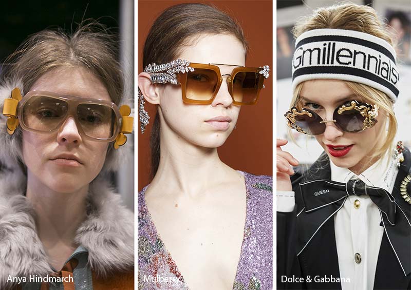 Fall/ Winter 2017-2018 Sunglasses Trends: Embellished Sunglasses