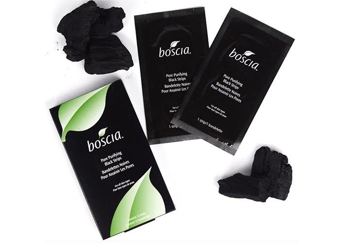 Best Pore Strips/ Nose Strips: Boscia Pore Purifying Charcoal Strips