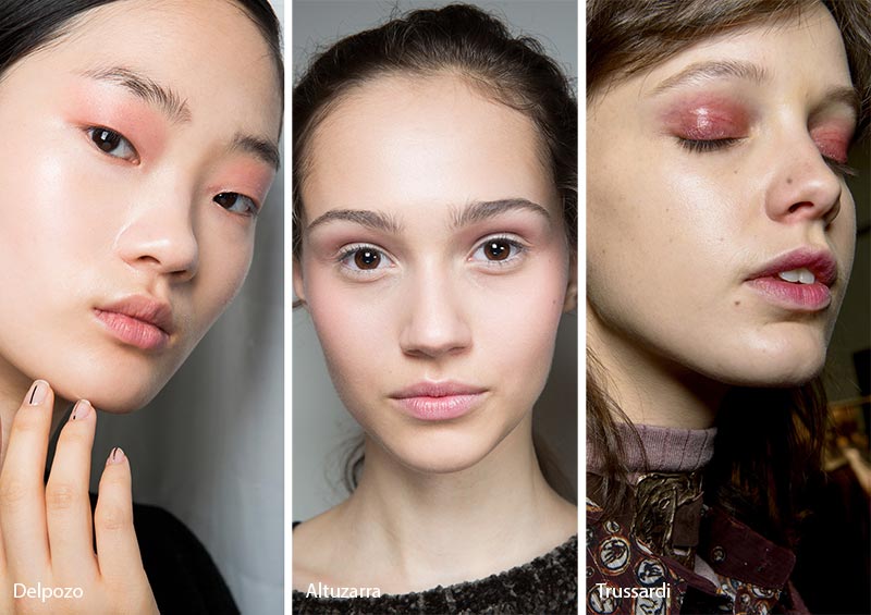 Fall/ Winter 2017-2018 Makeup Trends: Pink Eyeshadow