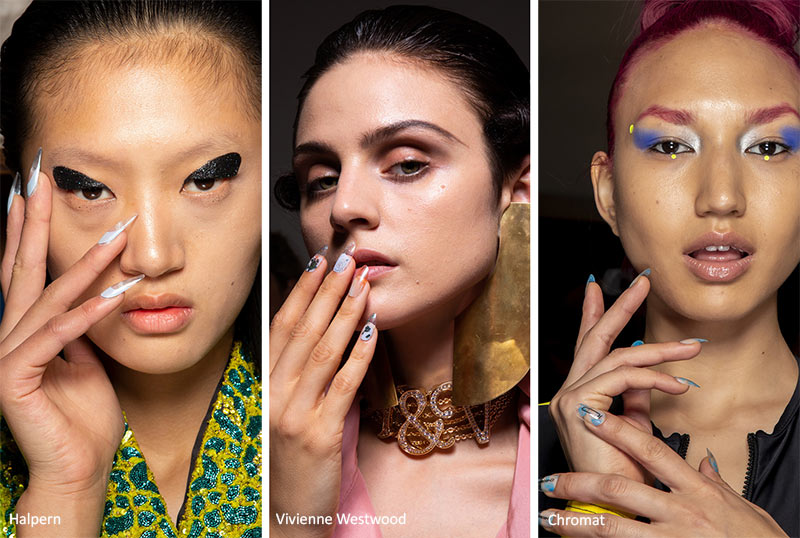 Spring/ Summer 2020 Nail Trends: Clear Press-on Nails