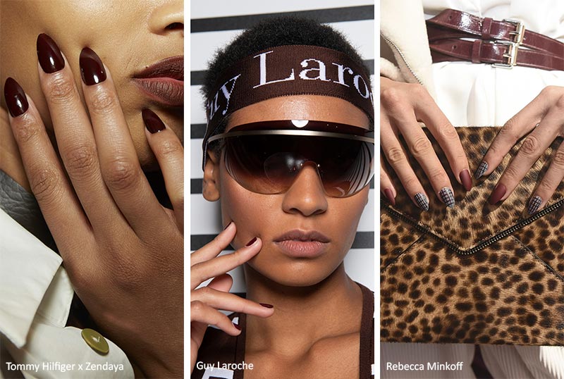 Spring/ Summer 2020 Nail Trends: Wine Red Nails