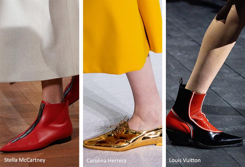 Fall/ Winter 2020-2021 Shoe Trends: Pointed-Toe Flat Shoes