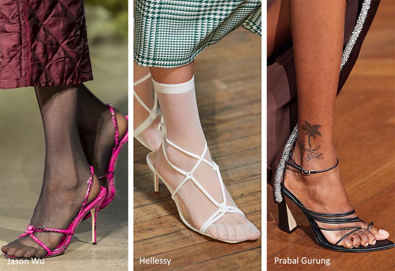 Fall/ Winter 2020-2021 Shoe Trends: Strappy '90s Sandals