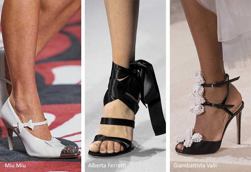 Fall/ Winter 2020-2021 Shoe Trends: Shoes with Bows & Ribbons