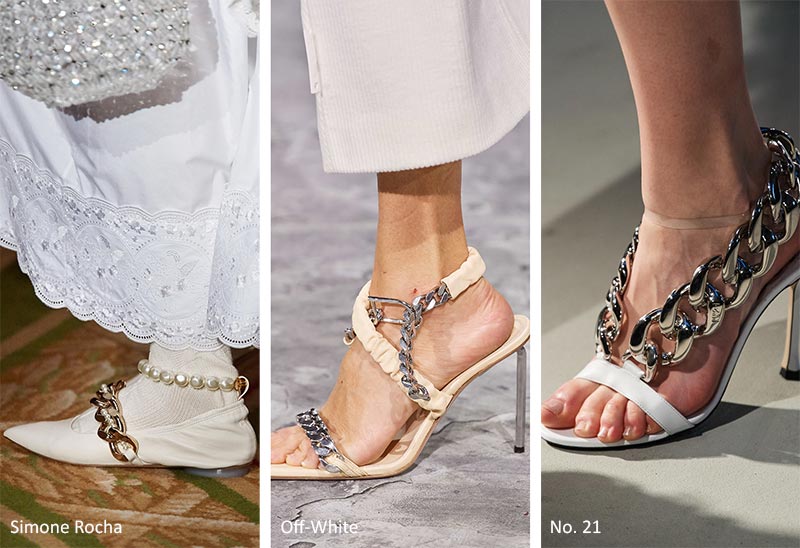 Fall/ Winter 2020-2021 Shoe Trends: Shoes with Chains