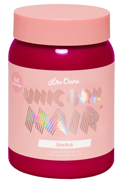 Best Temporary Hair Color Dyes: Lime Crime Unicorn Hair Semi-Permanent Hair Color Full Coverage