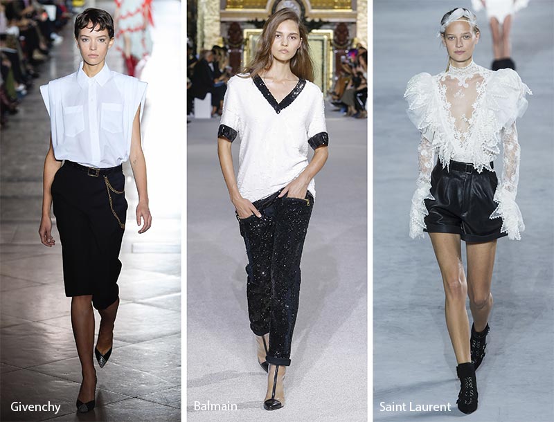 Spring 2018 Fashion Trends from Paris Fashion Week: Black and White Outfits