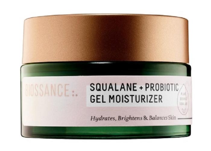 Best Fermented/ Probiotic Skincare Products: Biossance Squalane + Probiotic Gel Moisturizer