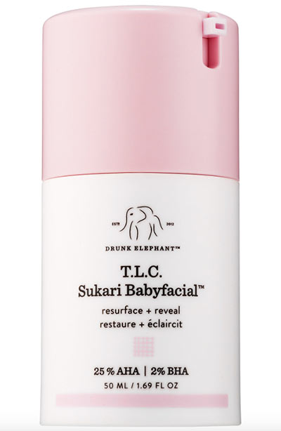 Best Fermented/ Probiotic Skincare Products: Drunk Elephant T.L.C. Sukari Babyfacial