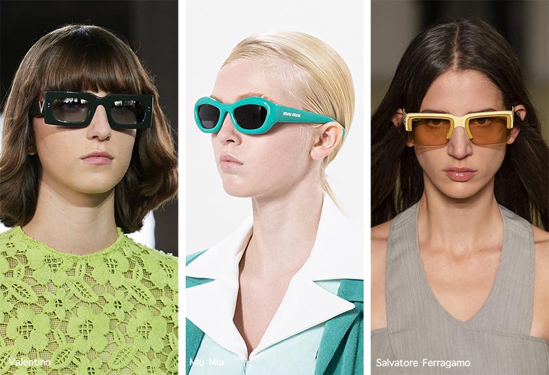 Spring/ Summer 2021 Sunglasses Trends: Sunglasses with Colorful Frames