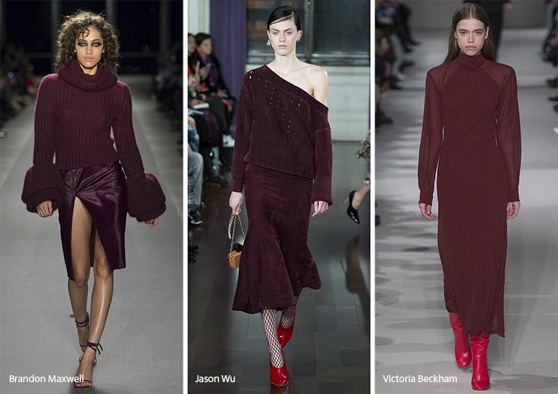 Fall/ Winter 2017-2018 Color Trends: Tawny Port Wine Color