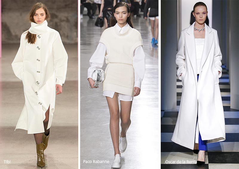 Fall/ Winter 2017-2018 Color Trends: White