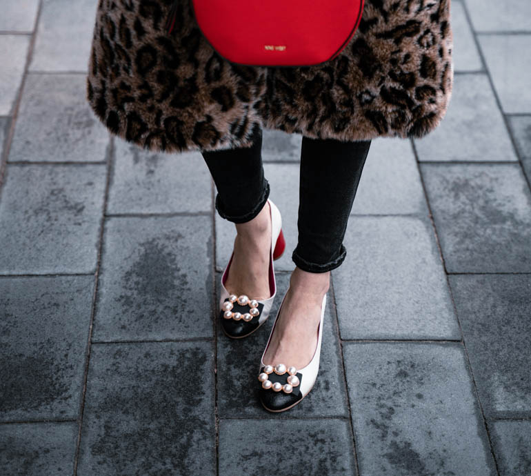 Leopard Print Faux Fur Styled with Gucci Marmont Belt Dupe & Pumps - LookArt - Empowered storytelling, Inspiration Trends
