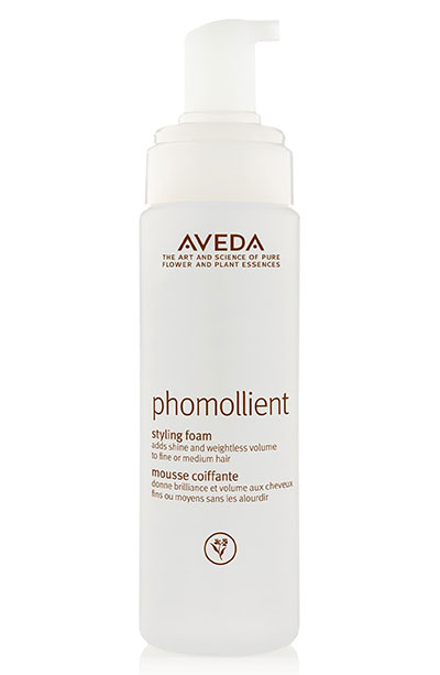 Best Hair Mousse Products: Aveda Phomollient Styling Foam