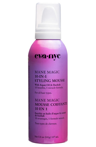 Best Hair Mousse Products: Eva NYC Mane Magic 10-in-1 Mousse