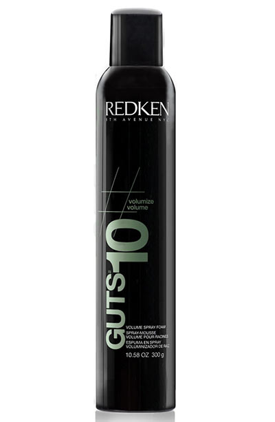 Best Hair Mousse Products: Redken Guts 10 Volumizing Spray Mousse