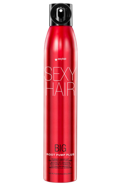 Best Hair Mousse Products: Sexy Hair Big Sexy Hair Root Pump Plus Humidity Resistant Volumizing Spray Mousse