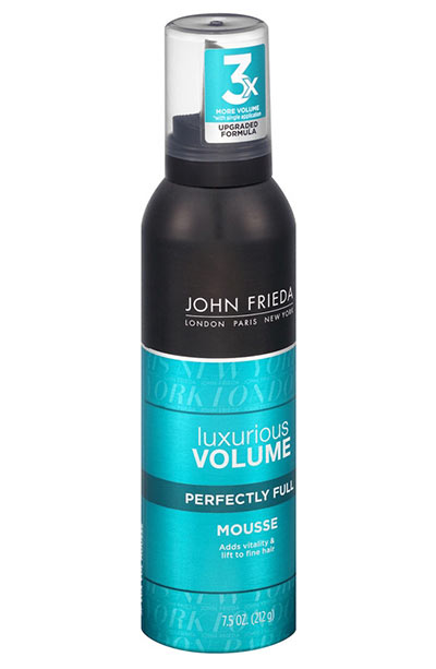 Best Hair Mousse Products: John Frieda Luxurious Volume Thickening Mousse