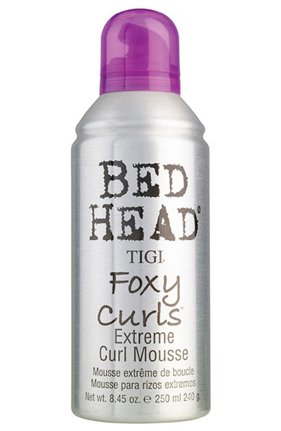 Best Hair Mousse Products: Tigi Bed Head Foxy Curls Extreme Curl Mousse