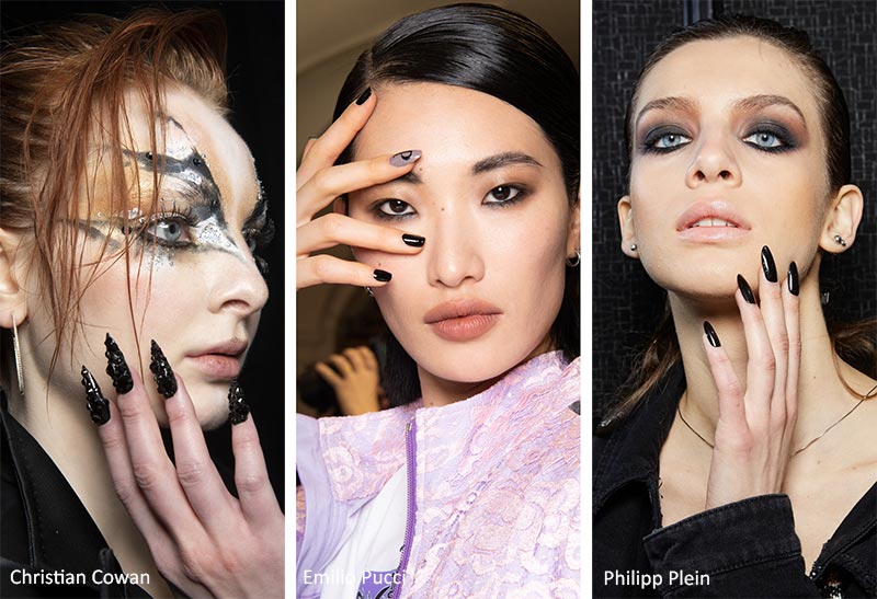 Fall/ Winter 2020-2021 Nail Trends: Gothy Colors