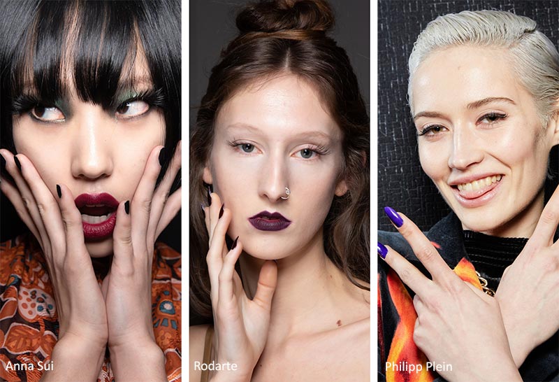 Fall/ Winter 2020-2021 Nail Trends: Gothy Colors