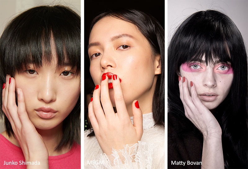 Fall/ Winter 2020-2021 Nail Trends: Red & Burgundy