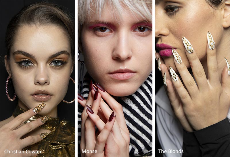Fall/ Winter 2020-2021 Nail Trends: Nail Appliques & Piercings