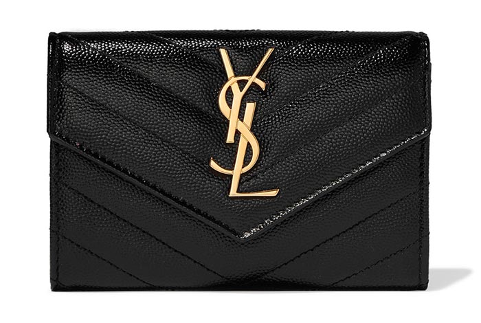 Best Designer Wallets & Coin Purses: Saint Laurent Leather Wallet