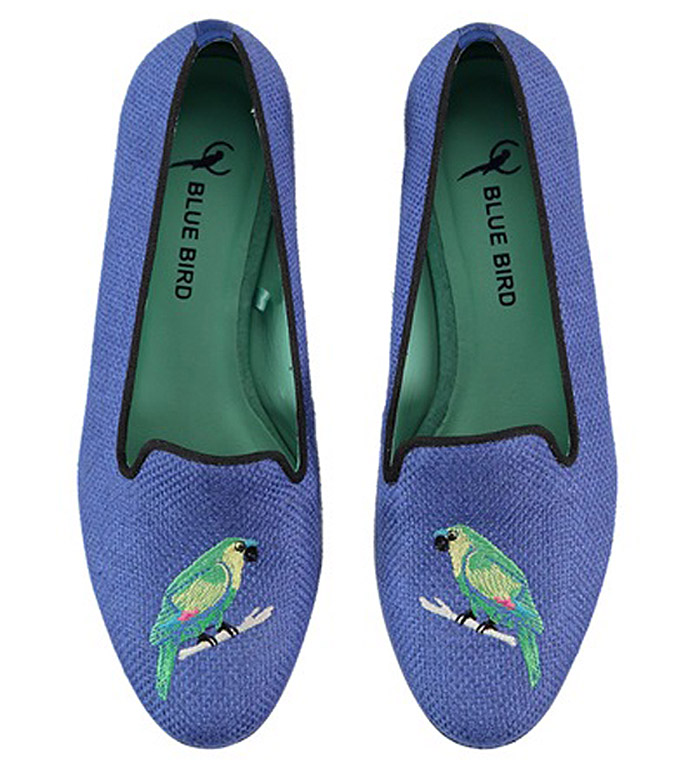 Blue Bird Parrot Shoes