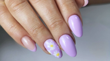 40 photos of charming and delicate lilac nail polish