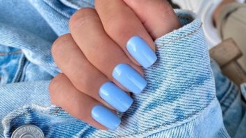 40 pictures of nails with blue nail polish to bet on this amazing color