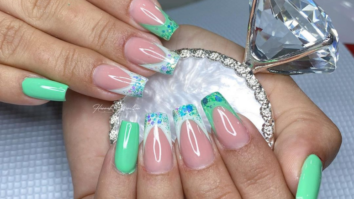 60 pics of green decorated nails and tutorials for powerful styling