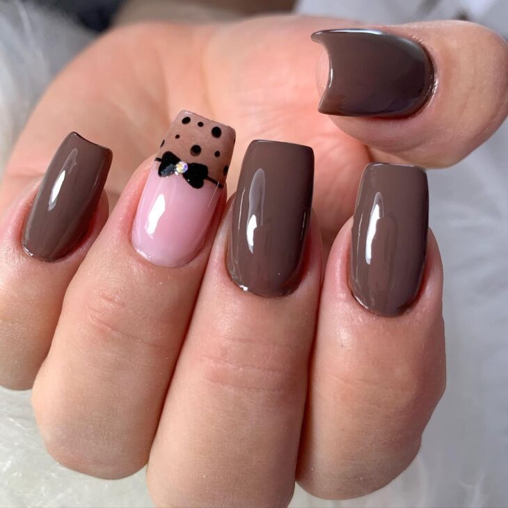 brown nails 15
