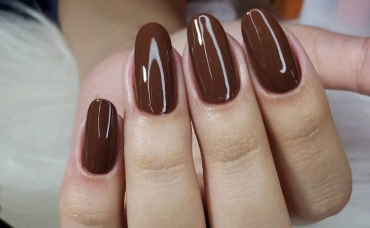 brown nails 24