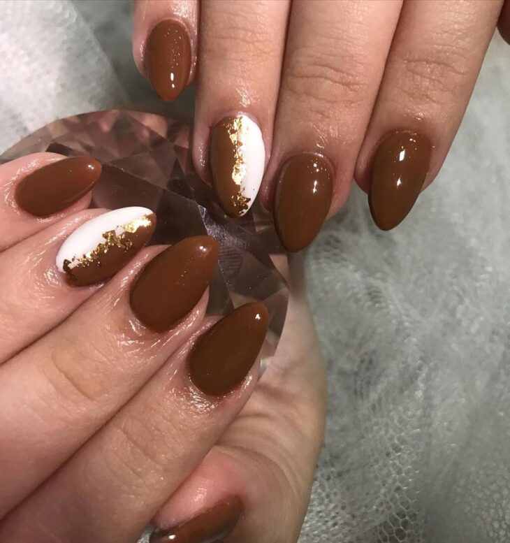 brown nails 40